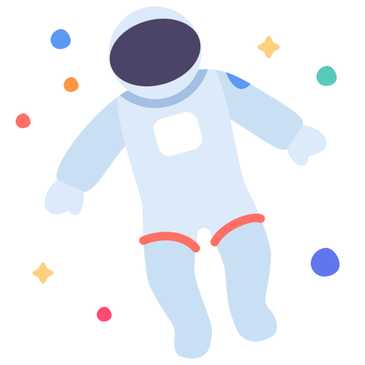 astronaut Victoruler Flat icoon