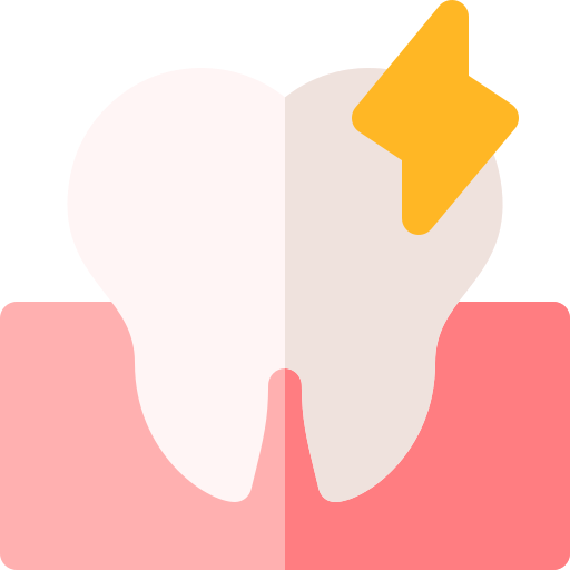 Зубная боль Basic Rounded Flat иконка