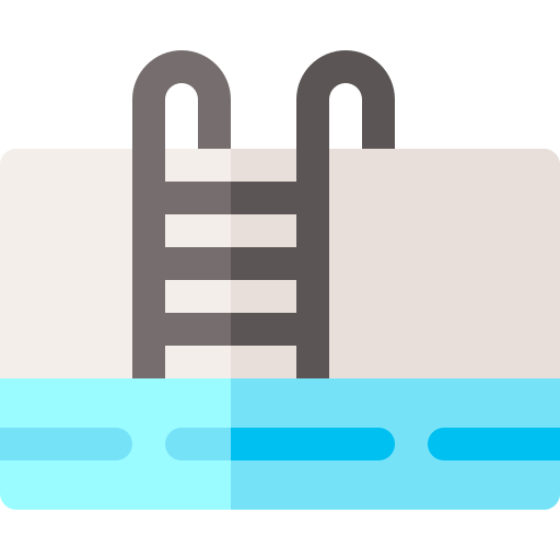 Плавательный бассейн Basic Rounded Flat иконка