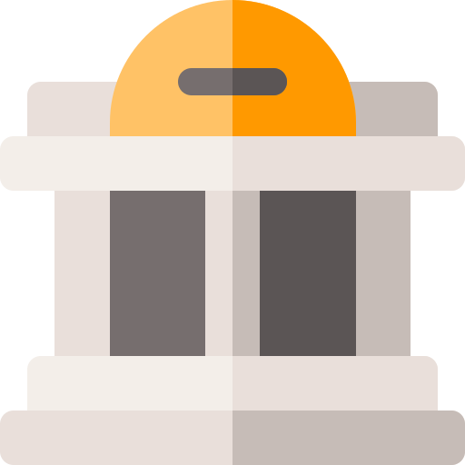 banco Basic Rounded Flat icono