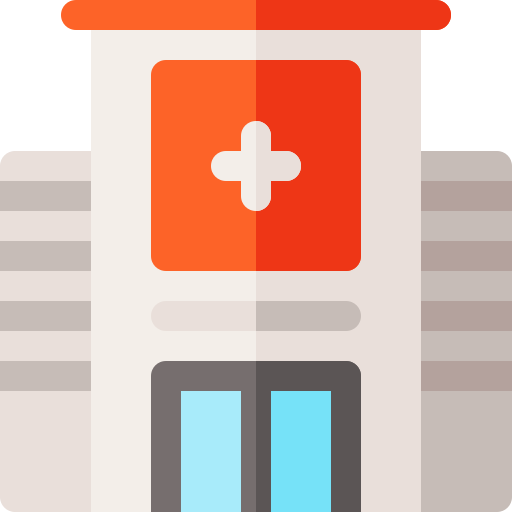 Hospital Basic Rounded Flat icon