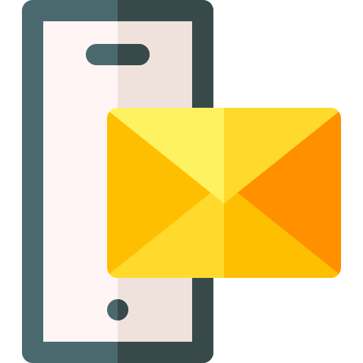 Mail Basic Rounded Flat icon