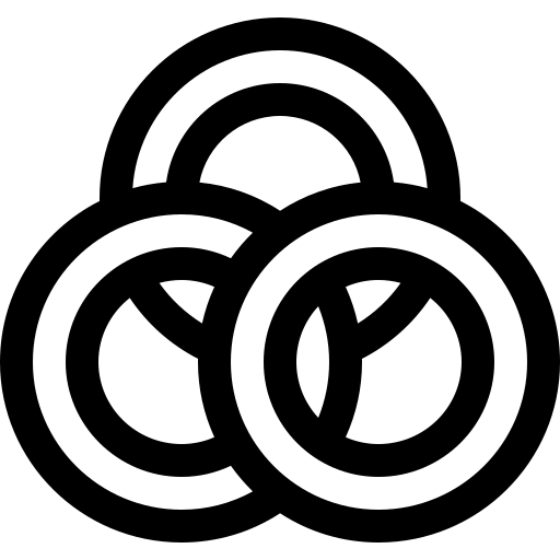 argolas Basic Rounded Lineal Ícone