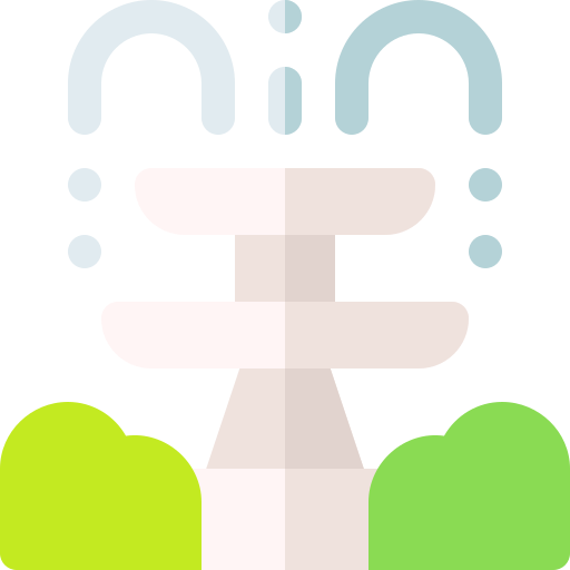 噴水 Basic Rounded Flat icon