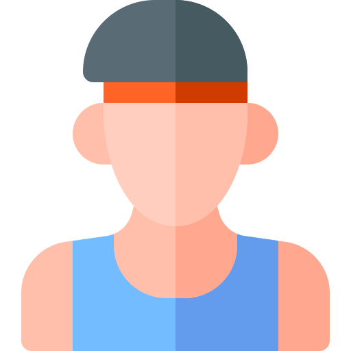 バスケットボール選手 Basic Rounded Flat icon