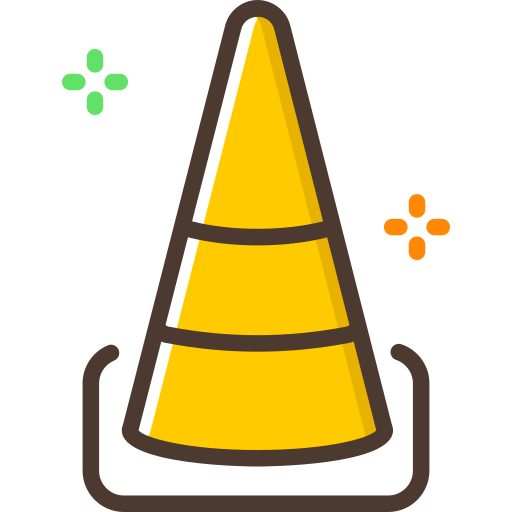 Traffic cone SBTS2018 Lineal Color icon