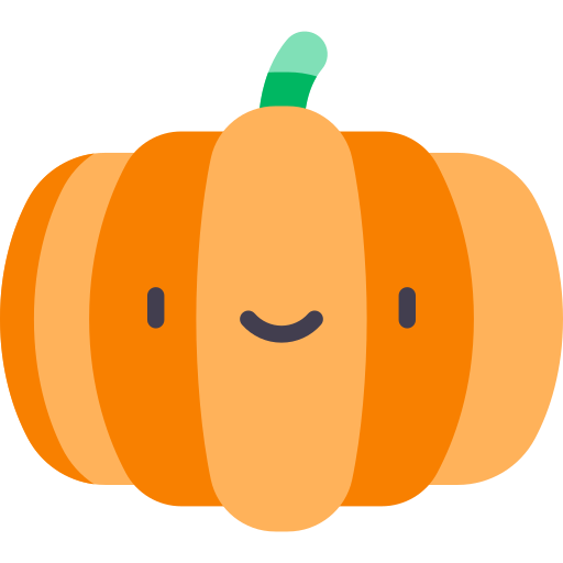 かぼちゃ Kawaii Flat icon