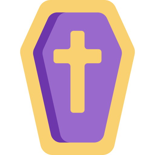 棺 Kawaii Flat icon