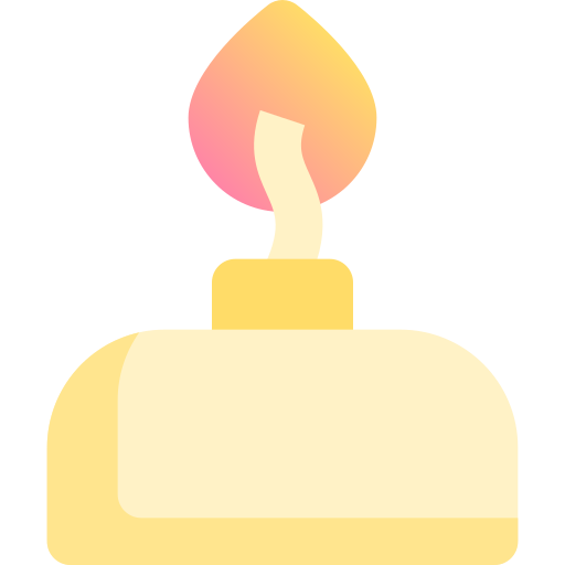 Bunsen burner Fatima Yellow icon