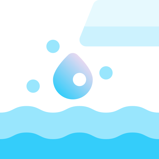 Water pipe Fatima Blue icon