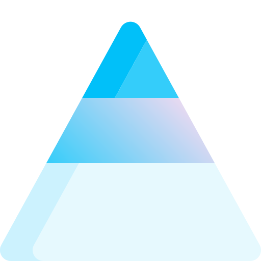 pirâmides Fatima Blue Ícone