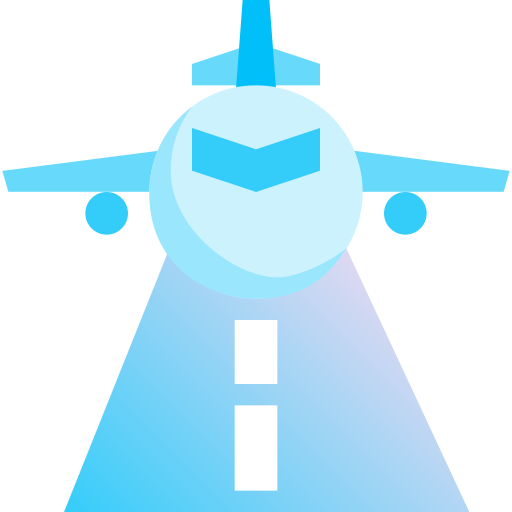vliegtuig Fatima Blue icoon
