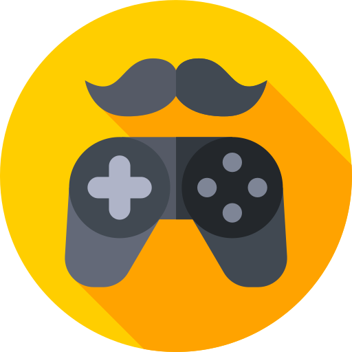 ビデオゲーム Flat Circular Flat icon