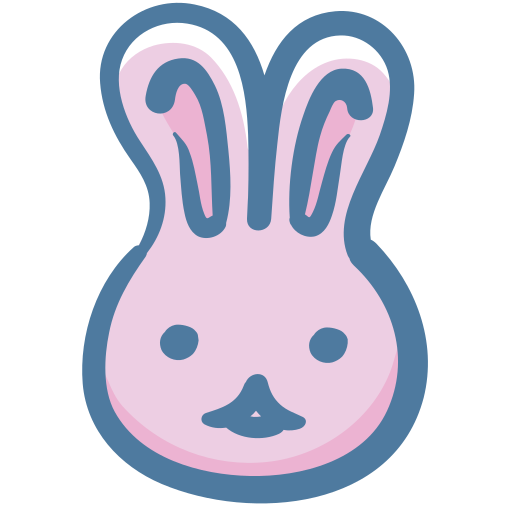 conejo Generic Hand Drawn Color icono