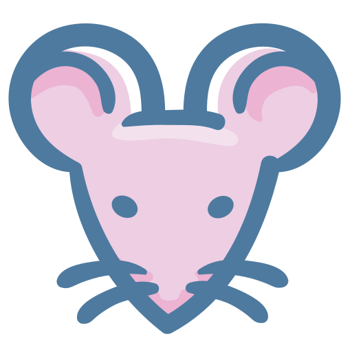 cabeza de rata Generic Hand Drawn Color icono