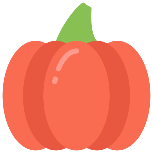 Pumpkin Juicy Fish Flat icon