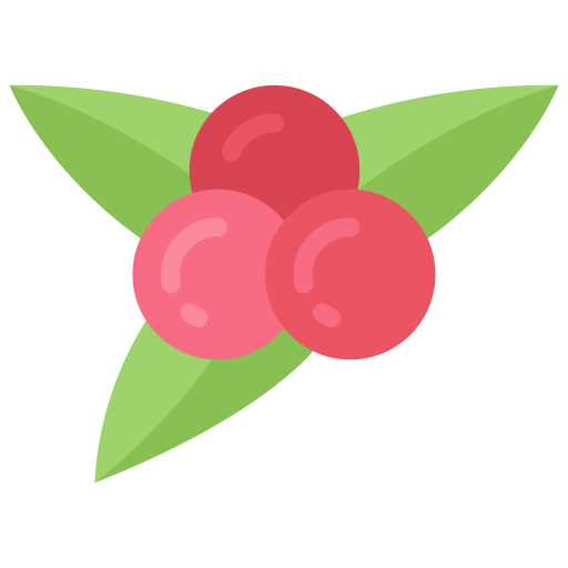 Berries Juicy Fish Flat icon