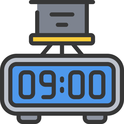 Alarm clock Juicy Fish Soft-fill icon