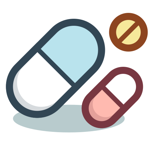 Pills Pixel Buddha Premium Lineal color icon