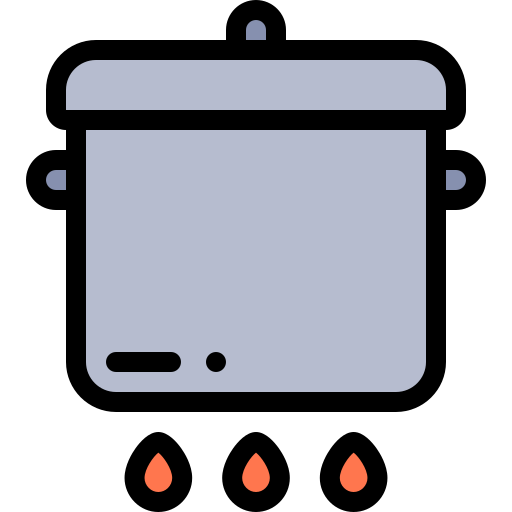garnek Detailed Rounded Lineal color ikona