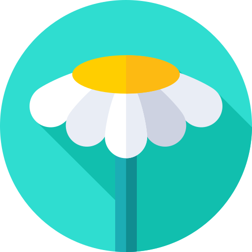 花 Flat Circular Flat icon