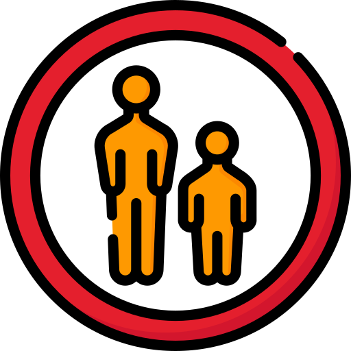 control parental Special Lineal color icono