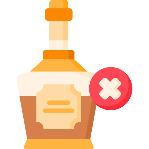 No alcohol Special Flat icon