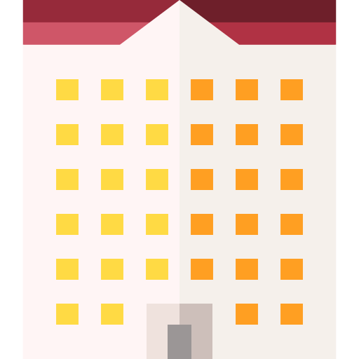 budynek biurowy Basic Straight Flat ikona
