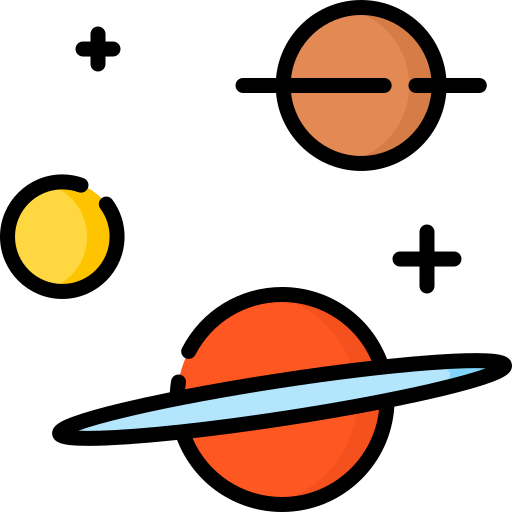 astronomía Special Lineal color icono