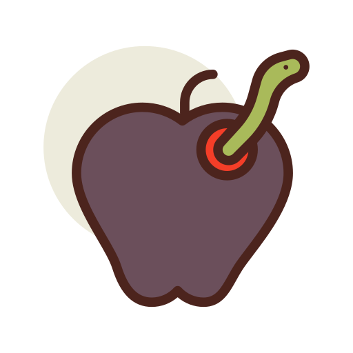 jabłko Darius Dan Lineal Color ikona