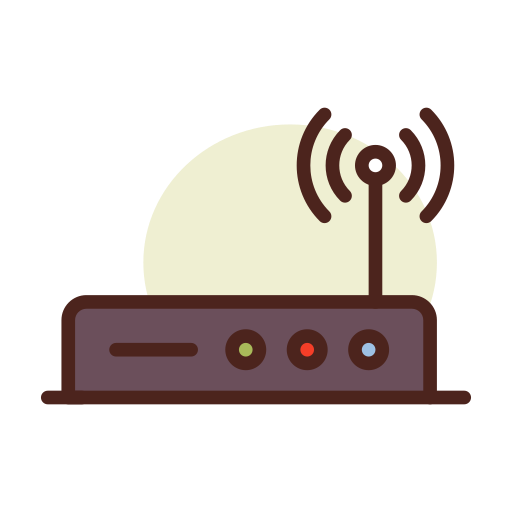 router Darius Dan Lineal Color icon