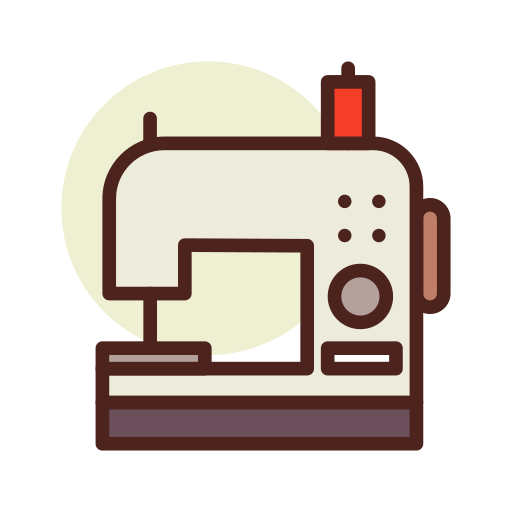 máquina de coser Darius Dan Lineal Color icono