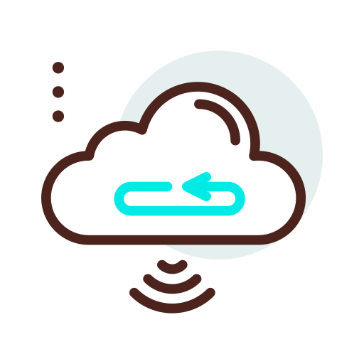 Cloud computing Darius Dan Lineal Color icon