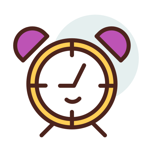 Alarm clock Darius Dan Lineal Color icon
