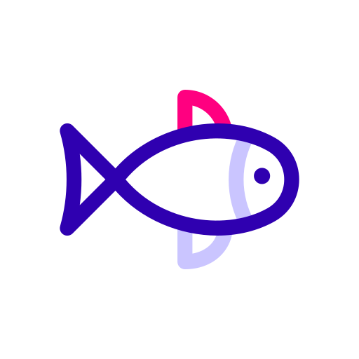 Fish Darius Dan Two tone icon