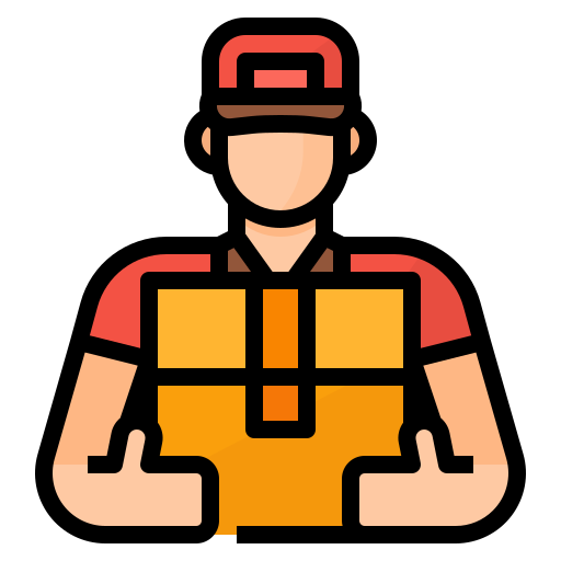 Delivery man Aphiradee (monkik) Lineal Color icon