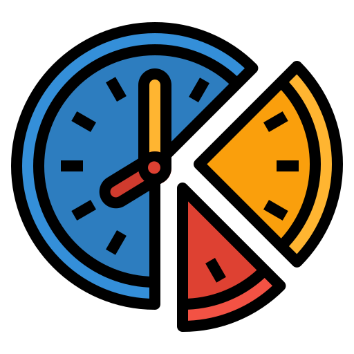 gestione del tempo Aphiradee (monkik) Lineal Color icona