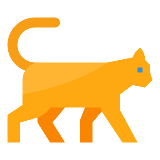 gato Aphiradee (monkik) Flat icono