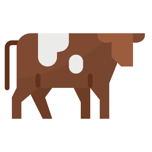 Cow Aphiradee (monkik) Flat icon