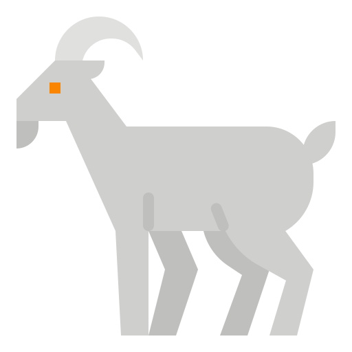 Goat Aphiradee (monkik) Flat icon
