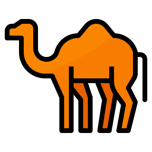 Camel Aphiradee (monkik) Lineal Color icon