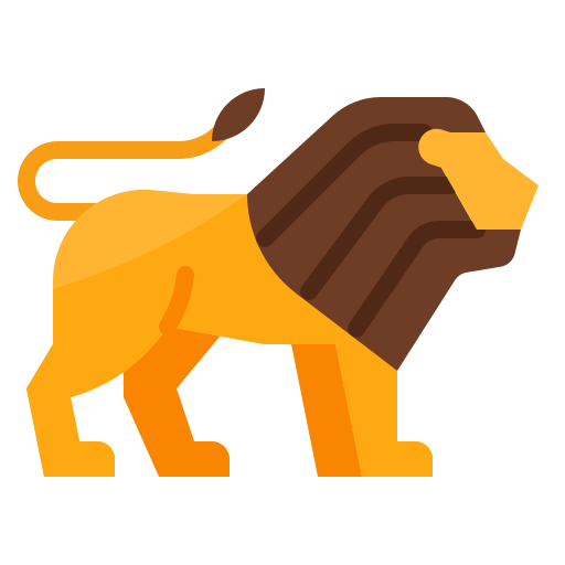 león Aphiradee (monkik) Flat icono
