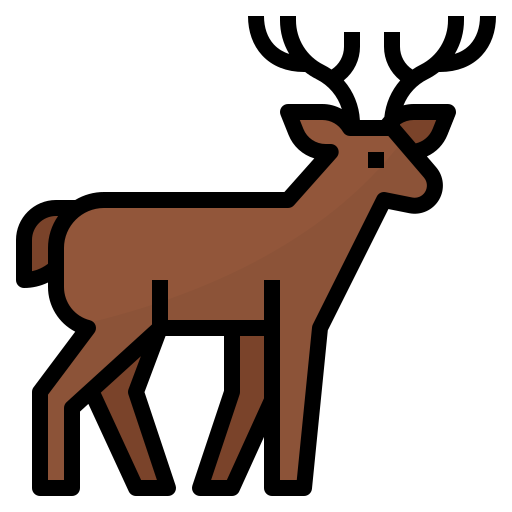jeleń Aphiradee (monkik) Lineal Color ikona