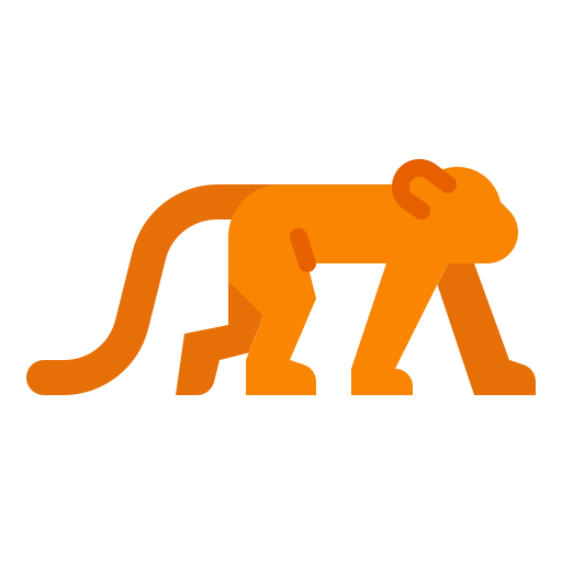 małpa Aphiradee (monkik) Flat ikona