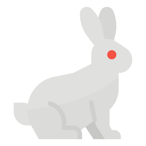 conejo Aphiradee (monkik) Flat icono