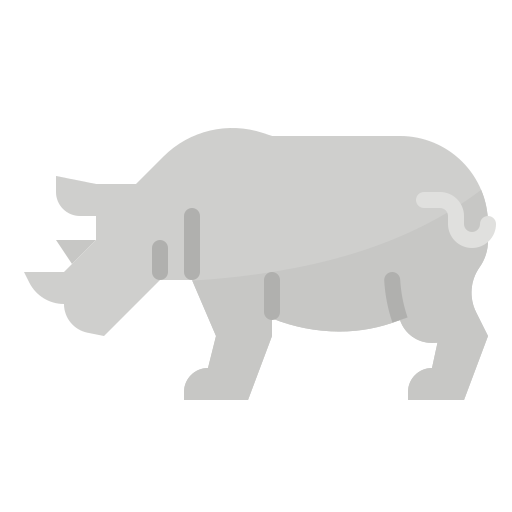 Rhinoceros Aphiradee (monkik) Flat icon