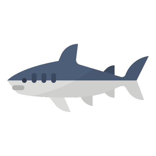 tiburón Aphiradee (monkik) Flat icono