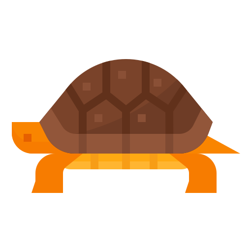 żółw Aphiradee (monkik) Flat ikona