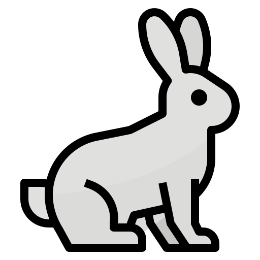 Rabbit Aphiradee (monkik) Lineal Color icon