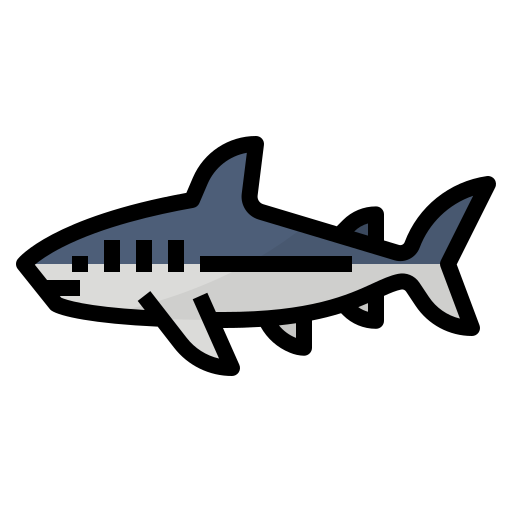 tiburón Aphiradee (monkik) Lineal Color icono